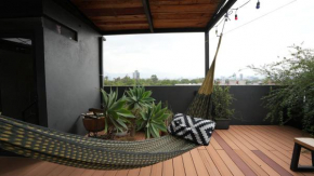 Skyline y terraza privada Penthouse en CDMX